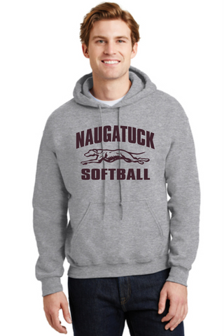 Naugatuck Softball Unisex Cotton Blend Hooded Sweatshirt