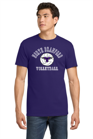 NORTH BRANFORD VOLLEYBALL COTTON BLEND T-SHIRT