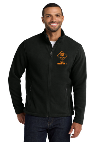 PACK 3 YOUTH AND ADULT EMBROIDERED FLEECE FULL ZIP JACKETS
