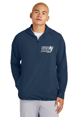 Shoreline Sting Sport-Tek® Repeat 1/2-Zip Long Sleeve Hooded Jacket