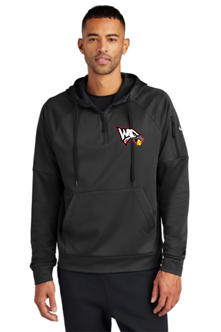 Wolcott Eagles Nike Embroidered Therma-fit 1/4 ZIP Hoodie