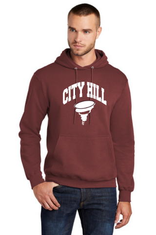 CITY HILL Cotton Blend Hooded Sweatshirt