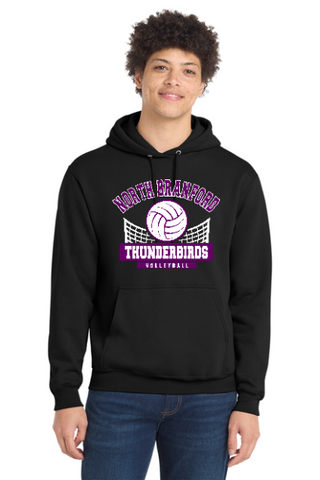 NORTH BRANFORD VOLLEYBALL COTTON BLEND HOODIE