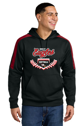 WCT EAGLES WICKING COLOR BLOCK HOODIE