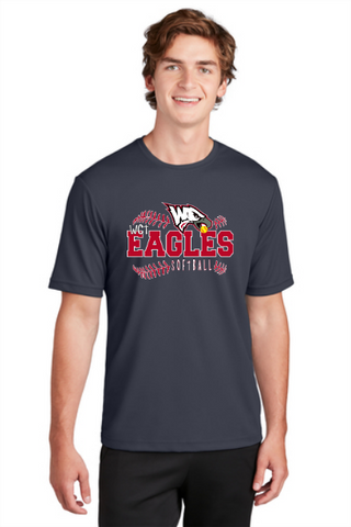 WCT Eagles Adult Short Sleeve Racermesh t-shirt