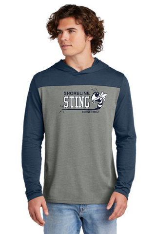 Shoreline Sting Sport-Tek® Halftime Stripe Long Sleeve Hooded Shirt