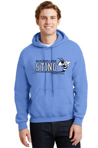 Shoreline Sting Cotton Blend Screenprinted Hoodie