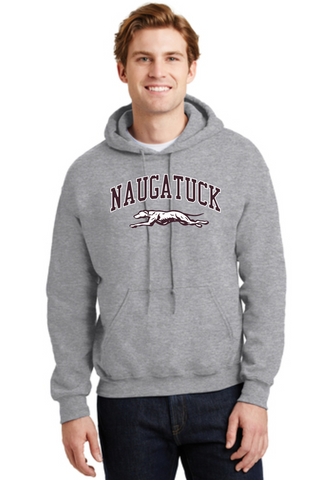 Naugatuck Greyhound Cotton Blend Hooded Sweatshirt