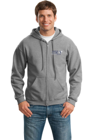 Shoreline Sting Adult Unisex Full Zip Hooded Sweatshirt