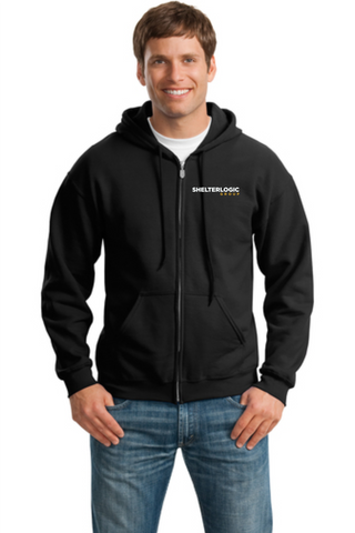 Shelterlogic Group 50/50 Unisex Full Zip Hooded Sweatshirt