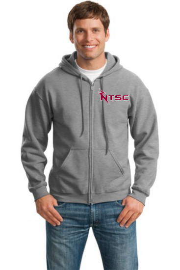 Naugatuck Thunderfish Embroidered Full Zip Hooded Sweatshirt
