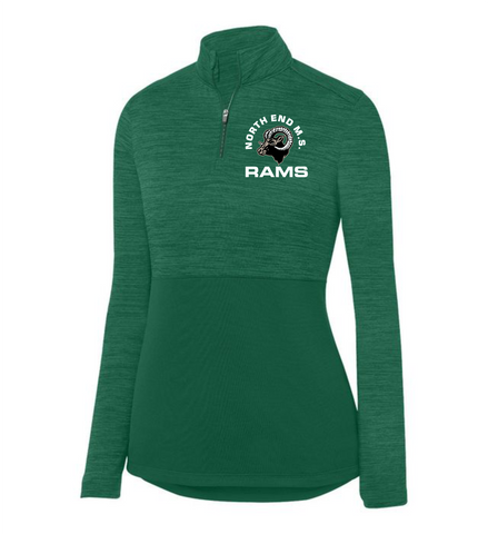 RAMS MEN'S AND LADIES ELECTRIFY 1/2 ZIP PULLOVER