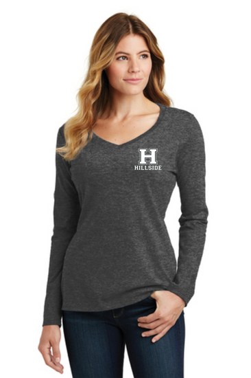 Hillside Ladies V-Neck Longsleeve T-shirt