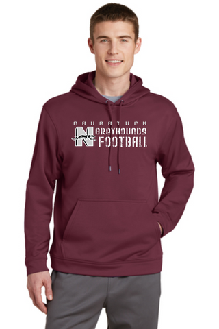 Naugatuck Football Performance Blend Hooded Sweatshirt