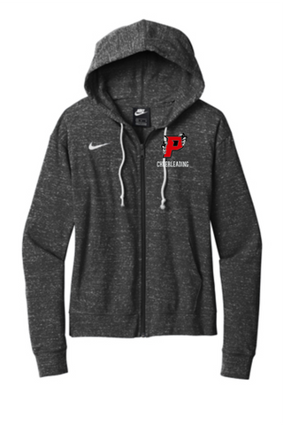 Pomperaug Cheer Nike Ladies Gym Vintage Full-Zip Hoodie