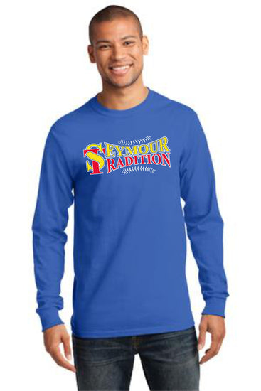 Seymour Tradition Royal Longsleeve Cotton Adult T-shirt