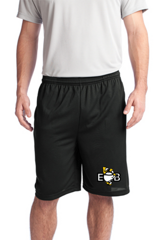 EOB BASEBALL EMBROIDERED MESH SHORTS
