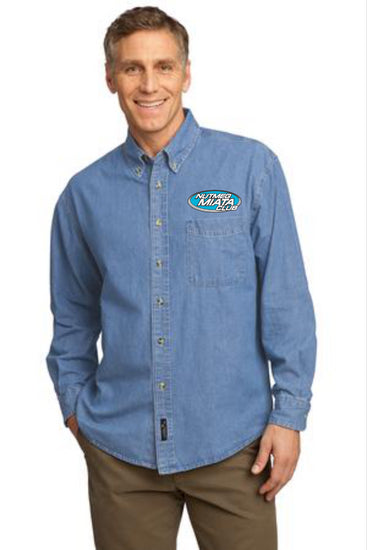 Nutmeg Miata Men's Denim Longsleeve Shirt