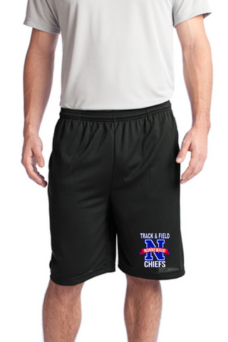 Nonnewaug Track Embroidered Mesh Shorts