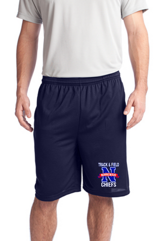 Nonnewaug Track Embroidered Mesh Shorts