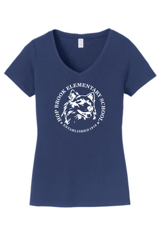 Hop Brook Ladies V-Neck T-shirt