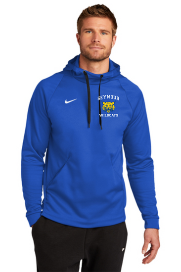 Seymour WILDCATS Nike Therma-FIT Pullover Fleece Hoodie