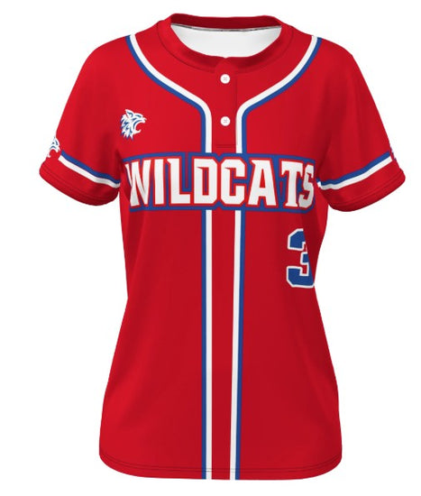 Softball Ladies 2 button Jersey