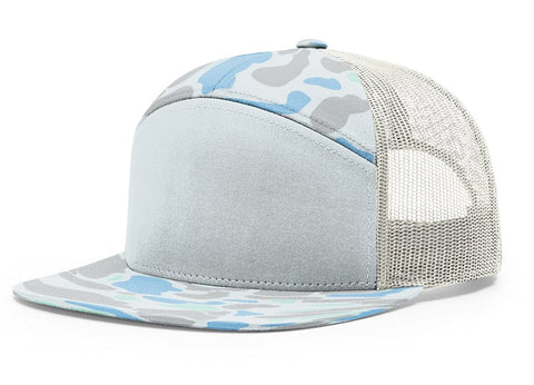 RICHARDSON PRINTED 7 PANEL TRUCKER CAP