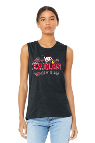 Wolcott Eagles BELLA+CANVAS ® Women’s Jersey Muscle Tank