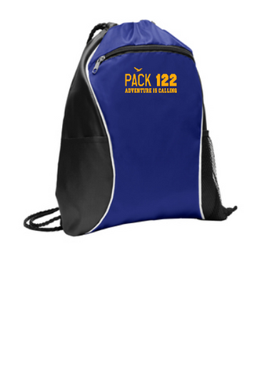 PACK 122 EMBROIDERED CINCH BAG