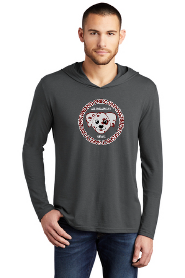 ANDREW AVE. LONGSLEEVE TRI-BLEND HOODED SHIRT
