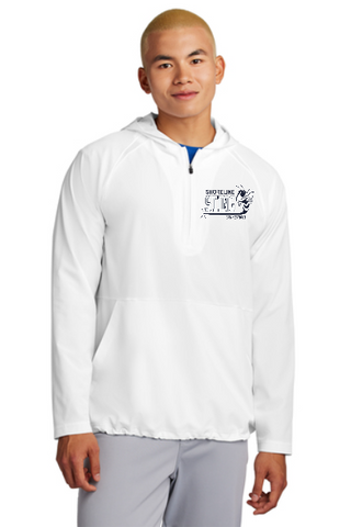 Shoreline Sting Sport-Tek® Repeat 1/2-Zip Long Sleeve Hooded Jacket