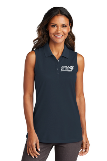 Shoreline Sting Dry Zone® UV Micro-Mesh Ladies Sleeveless Polo