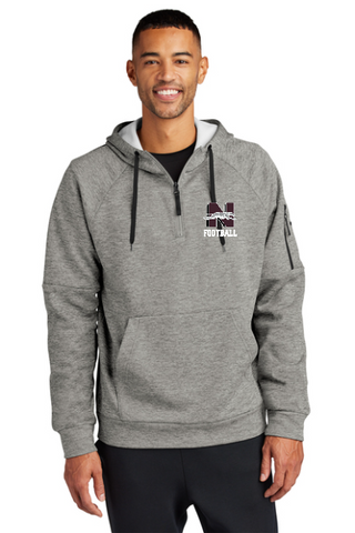 Naugatuck Football Embroidered 1/4 Zip Nike Therma-FIT Sweatshirt