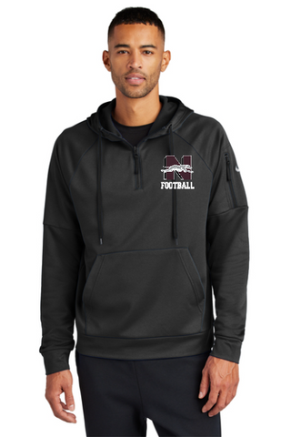 Naugatuck Football Embroidered 1/4 Zip Nike Therma-FIT Sweatshirt