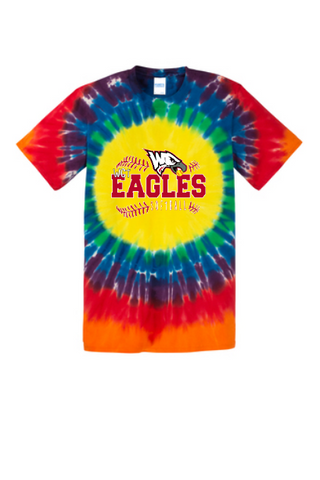 WCT Eagles Youth & Adult Short Sleeve tye-dyed t-shirt