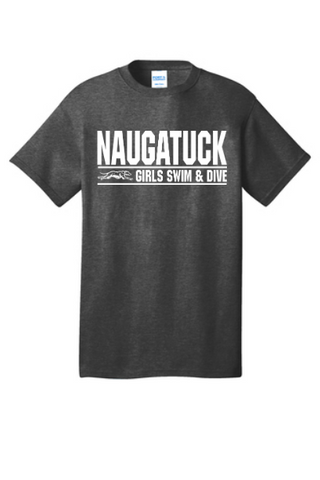 Naugatuck Girls Swimming Cotton Unisex T-shirt