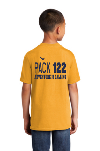 PACK 122 COTTON YOUTH AND ADULT T-SHIRT