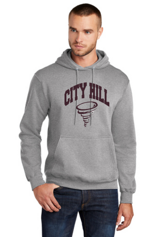 CITY HILL Cotton Blend Hooded Sweatshirt