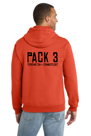 PACK 3 YOUTH AND ADULT COTTON BLEND HOODED SWEATSHIRT