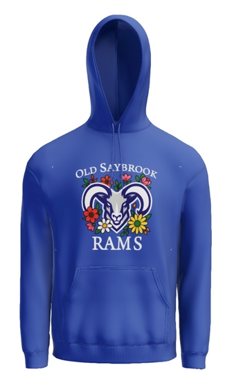 KE GOODWIN FLORAL LOGO HOODED SWEATSHIRT