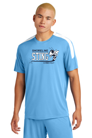 Shoreline Sting Polyester Color block Wicking t-shirt Youth and Adult
