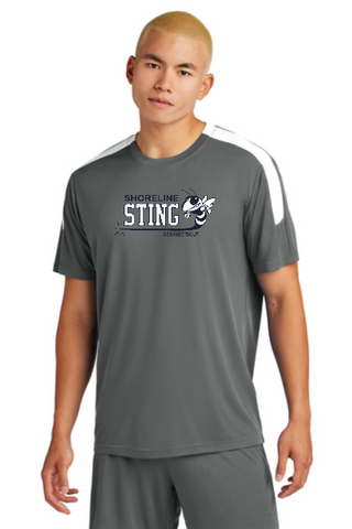 Shoreline Sting Polyester Color block Wicking t-shirt Youth and Adult