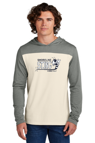 Shoreline Sting Sport-Tek® Halftime Stripe Long Sleeve Hooded Shirt