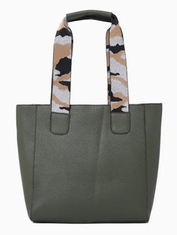 Ladies Faux Leather Tote Handbag