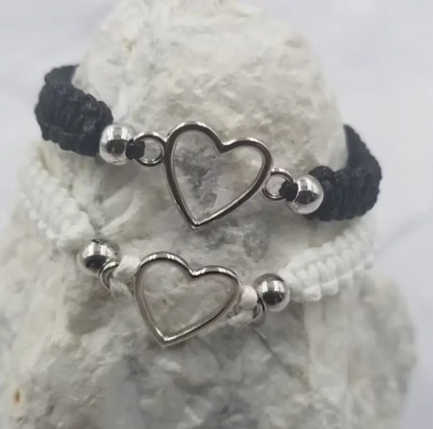 Heart Necklace and bracelet set