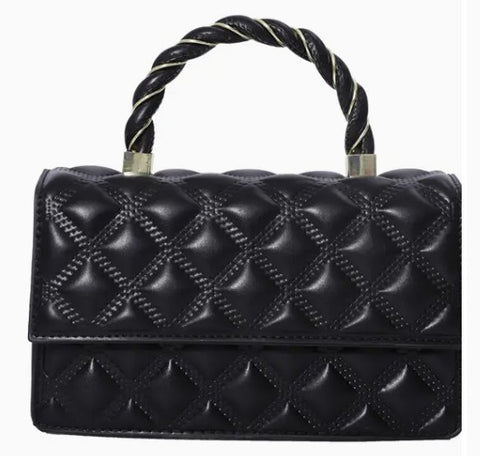 Ladies Top Handle Fashion Solid Color Satchel Bag