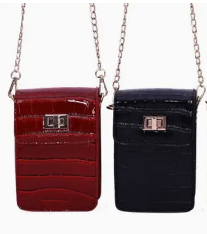 Ladies Faux Leather Fashion Crossbody Handbag