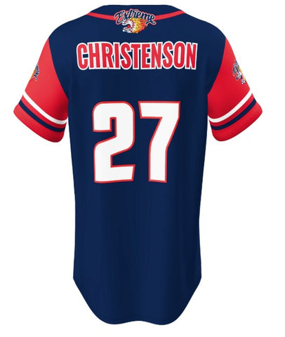 Baseball Full button Sublimated Jersey
