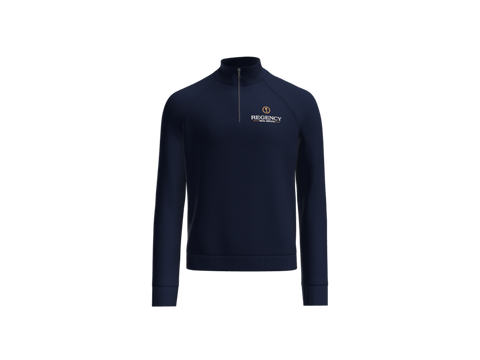 Regency RE Embroidered Brooks 1/4 Zip Sweater
